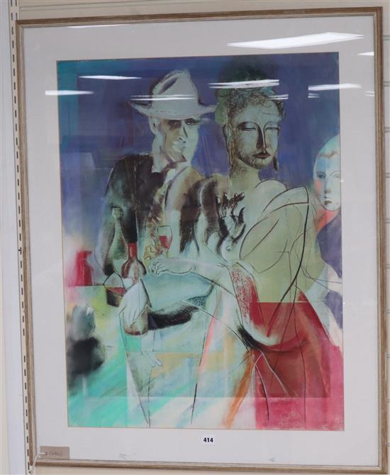 Jack Miller, lithograph, The Hedonists, apparently signed in pencil, 84 x 64cm